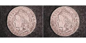 1/2 Peso Dominican Republic Silver 