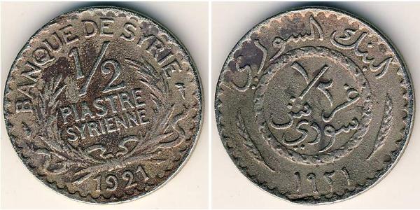 1/2 Piastre Syria Copper/Nickel 