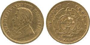 1/2 Pond / 1/2 Sovereign Südafrika Gold Paul Kruger (1825 - 1904)