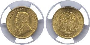 1/2 Pond / 1/2 Sovereign Südafrika Gold Paul Kruger (1825 - 1904)