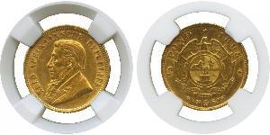 1/2 Pond / 1/2 Sovereign Sudafrica Oro Paul Kruger (1825 - 1904)