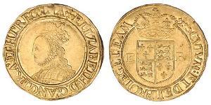 1/2 Pound Kingdom of England (927-1649,1660-1707) Gold Elizabeth I (1533-1603)