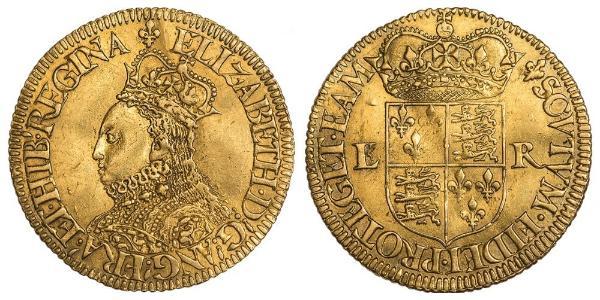 1/2 Pound Kingdom of England (927-1649,1660-1707) Gold Elizabeth I (1533-1603)