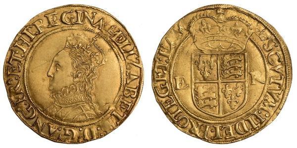 1/2 Pound Königreich England (927-1649,1660-1707) Gold Elizabeth I (1533-1603)