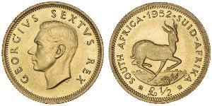 1/2 Pound Sudáfrica Oro Jorge VI (1895-1952)