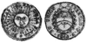 1/2 Real Province Unite del Río de la Plata (1810 -1831) Argento 