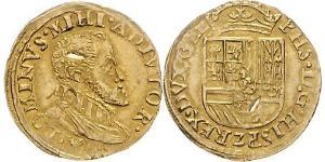 1/2 Real Habsburg Spain (1506 - 1700) Gold Philipp II. (Spanien) (1527-1598)