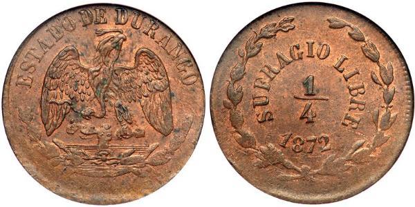 1/2 Real Mexiko (1867 - ) Kupfer 