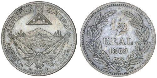 1/2 Real Honduras Kupfer/Nickel 