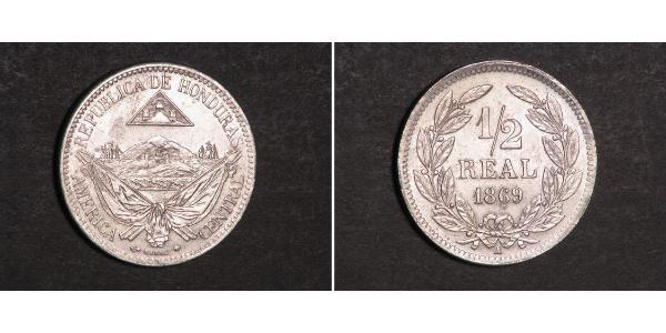 1/2 Real Honduras Kupfer/Nickel 