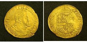 1/2 Real Habsburg Spain (1506 - 1700) Or Philippe II d