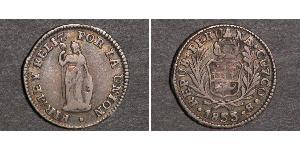 1/2 Real Peru Silver 