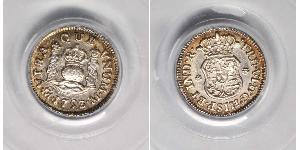 1/2 Real Spanish Mexico  / Kingdom of New Spain (1519 - 1821) Silver Ferdinand VII of Spain (1784-1833)