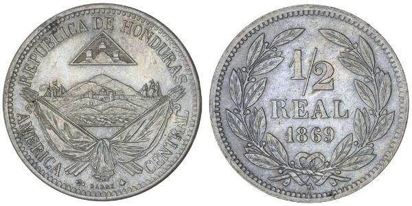 1/2 Real Honduras 銅/镍 