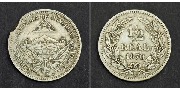 1/2 Real Honduras 銅/镍 