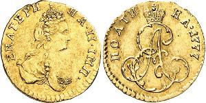 1/2 Rublo / 1 Poltina Imperio ruso (1720-1917) Oro Catalina II (1729-1796)