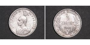 1/2 Rupee Afrique orientale allemande (1885-1919) Argent 