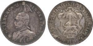 1/2 Rupee Africa Orientale Tedesca (1885-1919) Argento 