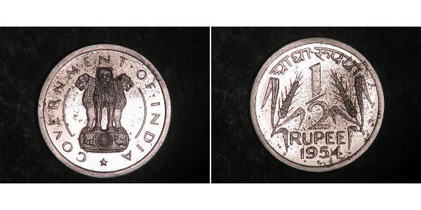 1/2 Rupee 印度 镍 