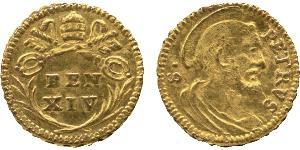 1/2 Scudo Vatican Gold 