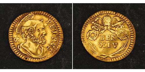 1/2 Scudo Vatican Gold 
