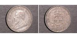 1/2 Shilling Afrique du Sud Argent Paul Kruger (1825 - 1904)