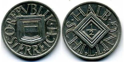 1/2 Shilling 奥地利第一共和国 (1919 - 1934) 銀 