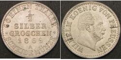 1/2 Silbergroschen Germany Silver 