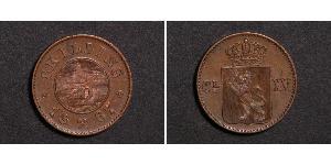 1/2 Skilling Norway Copper 