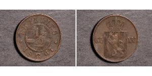 1/2 Skilling Norway Copper 