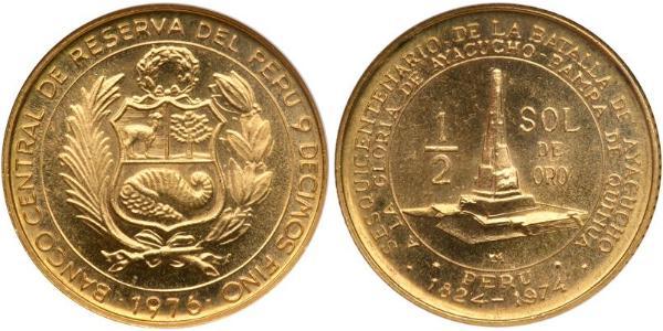 1/2 Sol Peru Gold 