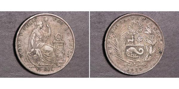 1/2 Sol Peru Silber 