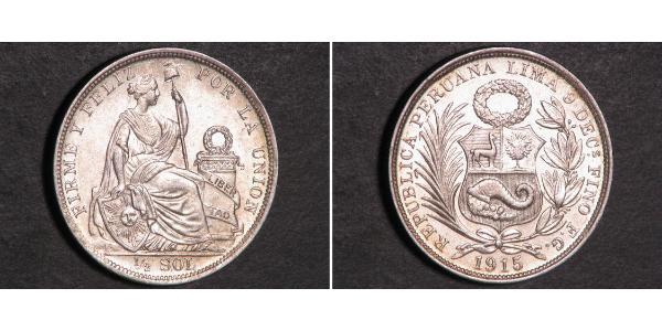 1/2 Sol Peru Silver 