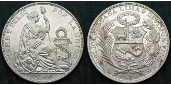 1/2 Sol Peru Silver 