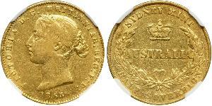 1/2 Sovereign Australia (1788 - 1939) Gold Victoria (1819 - 1901)