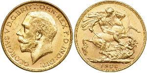 1/2 Sovereign Australia (1788 - 1939) Gold George V of the United Kingdom (1865-1936)