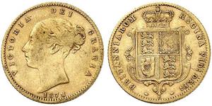 1/2 Sovereign Australia (1788 - 1939) Gold Victoria (1819 - 1901)