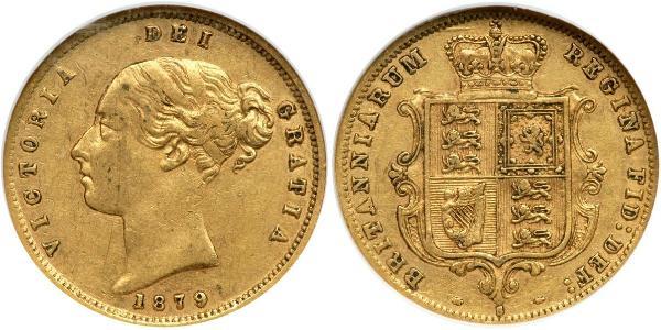 1/2 Sovereign Australia (1788 - 1939) Gold Victoria (1819 - 1901)