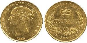 1/2 Sovereign Australien (1788 - 1939) Gold Victoria (1819 - 1901)