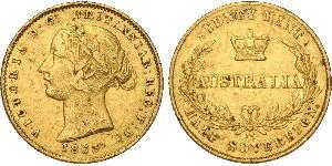 1/2 Sovereign Australien (1788 - 1939) Gold Victoria (1819 - 1901)