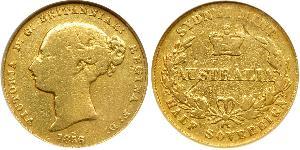 1/2 Sovereign Australien (1788 - 1939) Gold Victoria (1819 - 1901)