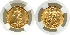 1/2 Sovereign Australien (1788 - 1939) Gold Victoria (1819 - 1901)
