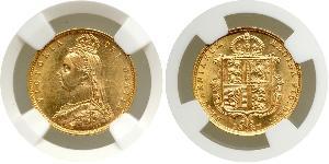 1/2 Sovereign Australien (1788 - 1939) Gold Victoria (1819 - 1901)