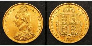 1/2 Sovereign Australien (1788 - 1939) Gold Victoria (1819 - 1901)
