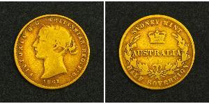 1/2 Sovereign Australien (1788 - 1939) Gold Victoria (1819 - 1901)