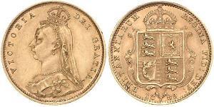 1/2 Sovereign Australien (1788 - 1939) Gold Victoria (1819 - 1901)