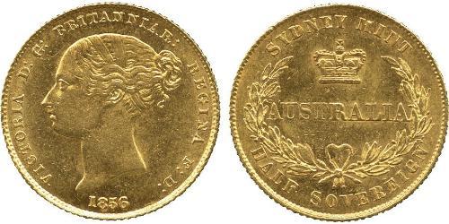 1/2 Sovereign Australien (1788 - 1939) Gold Victoria (1819 - 1901)