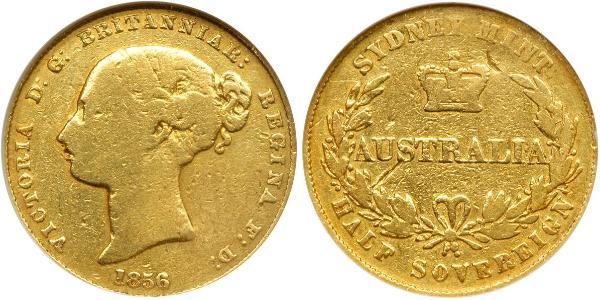 1/2 Sovereign Australien (1788 - 1939) Gold Victoria (1819 - 1901)