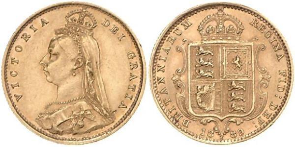 1/2 Sovereign Australien (1788 - 1939) Gold Victoria (1819 - 1901)