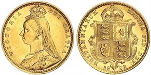 1/2 Sovereign United Kingdom Gold Victoria (1819 - 1901)